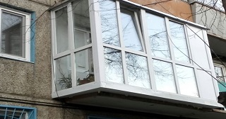 Остекление с выносом под ключ Чернушка, цена от 2650 руб.